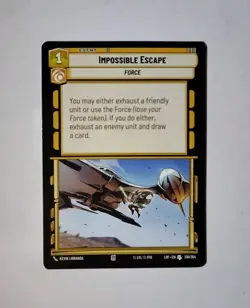 Star Wars Unlimited: IMPOSSIBLE ESCAPE (uncommon) #218 w/2 FREE cards - Image 1