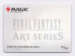 G'raha Tia Scion Reborn Art Card (Gold Stamped) 51 MTG Art Series: FINAL FANTASY - Image 2