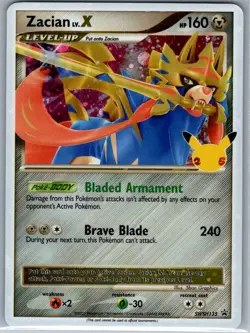 Zacian LV. X SWSH135 SWSH: Sword & Shield Promo Cards - Pokemon Card - NM - Image 1