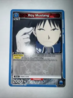Union Arena Full Metal Alchemist Roy Mustang UE09ST/FMA-1-111 R Card NM - Image 1
