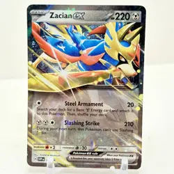 Pokemon Scarlet And Violet Promo Cards Zacian Ex 198 NM - Image 1