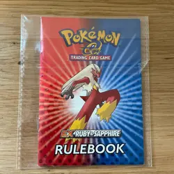 Pokemon Trading Card Game Ex Ruby & Sapphire Rulebook Good Condition - Image 1