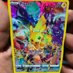 Pokemon Pikachu TCG Card Crown Zenith 160/159 Holo Secret Rare NM/Mint Condition - Image 1