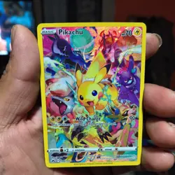 Pokemon Pikachu TCG Card Crown Zenith 160/159 Holo Secret Rare NM/Mint Condition - Image 2