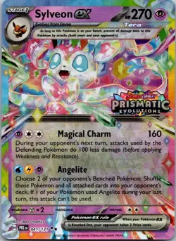 Sylveon ex - (Prismatic Evolutions Stamp) Promo Miscellaneous Cards & Products 0 - Image 1