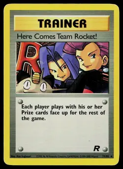 Pokemon Card Team Rocket Here Comes Team Rocket! 71/82 Rare - Image 1
