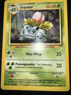 VTG. Pokemon Card Lot 1999 Bulbasaur, Ivysaur, Holo Venusaur - Image 5
