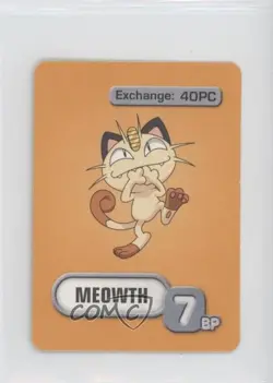 Meowth Pokemon Master Trainer Board Game Pokemon Cards 2005 - Image 1