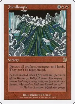 Jokulhaups - Heavy Play MTG Promos: Deckmasters Garfield vs Finkel - Image 1