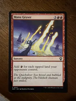 Mana Geyser Commander: Secrets of Strixhaven Regular - Image 1