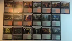 41 MTG Lands lot- Jund Black/Red/Green. Non basic lands. 3 color collection. - Image 2