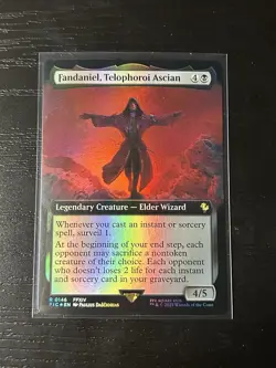 MTG Fandaniel, Telophoroi Ascian (Extended Art) Commander: Final Fantasy Foil NM - Image 1