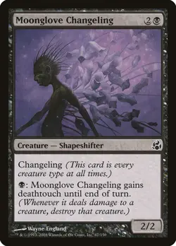 4x Moonglove Changeling - NM/LP - Morningtide - SPARROW MAGIC - Image 1