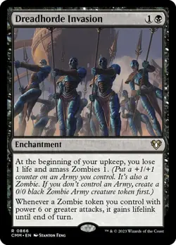 Mint/Near-Mint, English - 4 x MTG Dreadhorde Invasion Commander Masters - Image 1