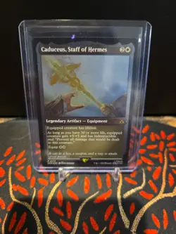 Caduceus, Staff of Hermes - 173 Foil etched Foil MTG ACR - Image 1