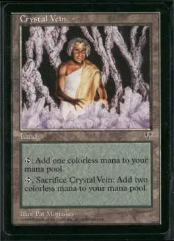MTG Crystal Vein Mirage Magic the Gathering - Image 1