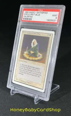 MTG Unlimited Edition 1993 Circle of Protection: Blue PSA 9 Mint 93/94 - Image 3