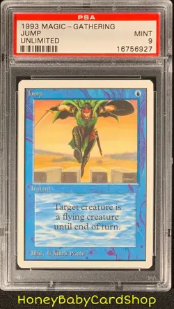MTG Unlimited Edition 1993 Jump PSA 9 Mint Old School 93/94 - Image 1