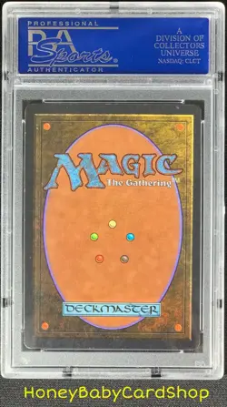 MTG Unlimited Edition 1993 Samite Healer PSA 9 Mint Old School 93/94 - Image 2
