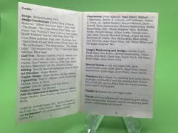 1993 MTG Beta Unlimited Rulebook – Magic the Gathering Starter Deck Booklet - Image 3