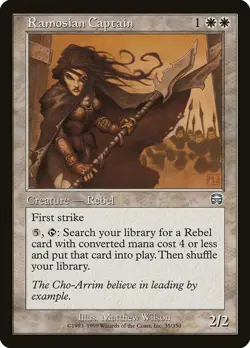 Ramosian Captain [Mercadian Masques] Lightly Played - Image 1