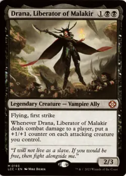 Drana, Liberator of Malakir 193 LCC Commander: The Lost Caverns of Ixalan NM - Image 1