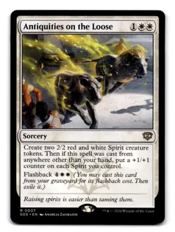 Antiquities on the Loose #7 Rare Secrets of Strixhaven Magic: The Gathering NM - Image 1