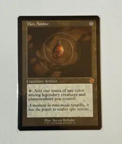 Mox Amber (The Brothers' War: Retro Frame Artifacts) - NM Pack Fresh MTG - Image 1