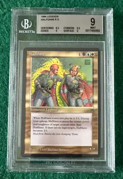 Halfdane - Legends - MTG - BGS 9. MINT. More Vintage MTG In My Store. - Image 1
