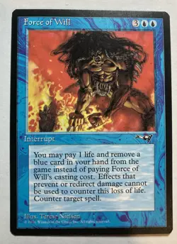 MAGIC THE GATHERING FORCE OF WILL ALLIANCES 1996 ~ LP - Image 1