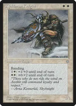 Kjeldoran Knight - Ice Age - Magic The Gathering - MTG - Image 1