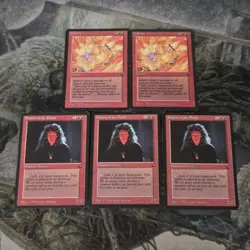 MTG The Dark: Vintage Red Lot × 5 - Image 1