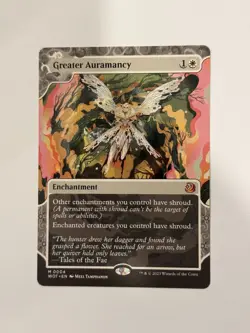 Greater Auramancy Wilds of Eldraine: Enchanting Tales Regular NM Free Ship - Image 1