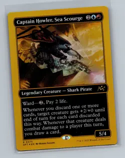 Aetherdrift #475 Captain Howler, Sea Scourge (First-Place Foil) - Image 1