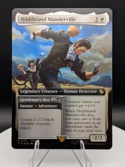 Hildibrand Manderville Extended Art 0173 FOIL: Final Fantasy MTG: Commander (NM) - Image 1