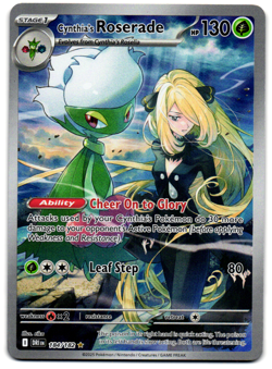 Cynthia's Roserade 184/182 Pokemon Destined Rivals NM - Image 1