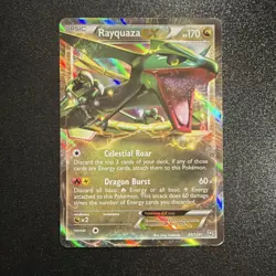 Pokemon TCG Rayquaza EX 85/124 Dragons Exalted Ultra Rare Holo Basic 170HP - Image 1