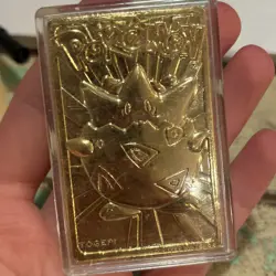 Set of 3 Pokemon 1999 Gold Plated 23K Trading Card Burger King Promo Limited - Image 3