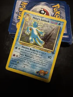 Pokemon Misty's Golduck 12/132 Gym Challenge Holo Rare Unlimited English - Image 1