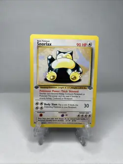 Pokemon Snorlax Jungle 1st Edition Rare Moderately/Heavily Played 27/64 - Image 1