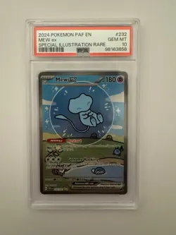 PSA 10 MEW EX 232/091 SIR PALDEAN FATES POKEMON ENGLISH (BUBBLE MEW) - Image 3