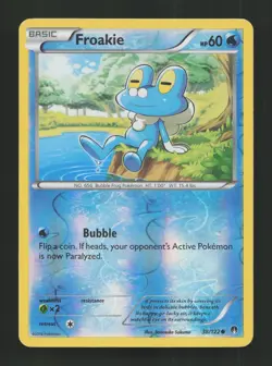 Froakie 38/122 Common BREAKpoint Pokemon Reverse Holo LP - Image 1