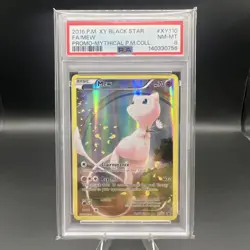 2016 POKEMON XY BLACK STAR PROMO MYTHICAL POKEMON COLLECTION FULL ART/MEW PSA 8 - Image 1