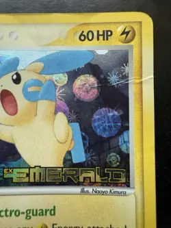 Pokemon Minun Ex Emerald 37/106 Reverse Holo Stamped (HP/Damaged) - Image 3
