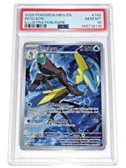 Pokemon Mega Evolution ~ INTELEON ~ PSA 10 ~ Illustration Rare 142/132 - Image 1