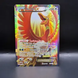 Ho-Oh EX Full Art Ultra Rare Breakpoint 121/122 Holo 180 HP Pokemon TCG - Image 1