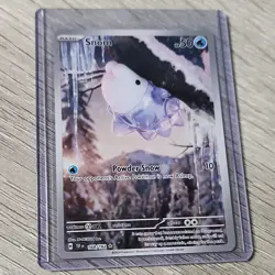 Pokemon Snom 168/162 SV05: Temporal Forces Illustration Rare Holo Powder Snow - Image 1