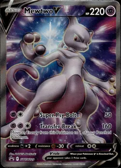 Mewtwo V SWSH229 Holo Promo Sword & Shield Promo Pokemon - Image 1