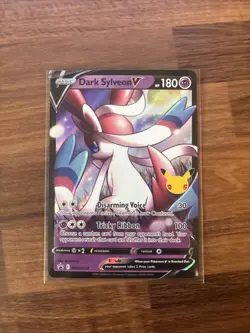 Pokemon TCG Dark Sylveon v SWSH134 Black Star Promo Holo Ultra Rare NM Condition - Image 1