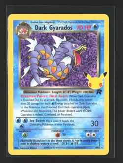 Pokemon Celebrations: Classic Collection #8/82 Holo Dark Gyarados - Image 1